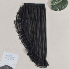 с оборками Полосатый Накидки Shein