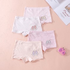 Мультяшный принт Нижнее белье для девочек Shein