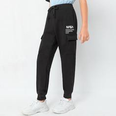 на кулиске Лозунг Спортивные брюки для мальчиков Shein