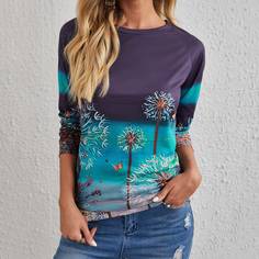 Животный Повседневный Свитшоты Shein