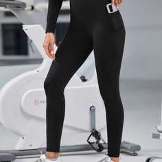 Спортивные леггинсы с карманом для телефона Shein