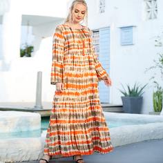 Платье размера плюс с принтом тай дай Shein