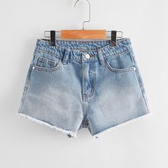 Джинсовые шорты для девочек Shein