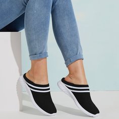 Кроссовки в полоску Shein