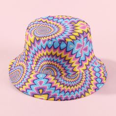 Детская контрастная двусторонняя панама Shein