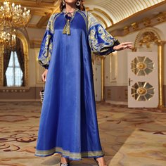 с бахромой Пейсли Очаровательный Арабские платья Shein