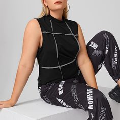 Повседневный Размера плюс жилет Shein