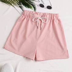 Однотонные спортивные шорты Shein