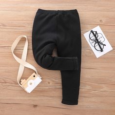 Леггинсы в рубчик для девочек Shein