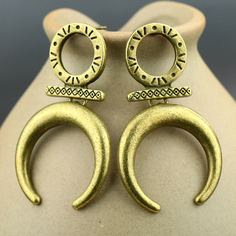 Винтажные серьги в форме луны Shein