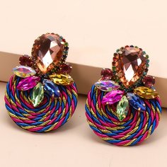 Серьги со стразами Shein