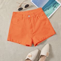 Модные джинсовые шорты Shein