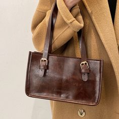 Сумка на плечо с текстовым узором Shein