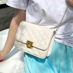 Стеганая сумка через плечо на цепочке Shein