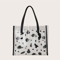 двойная ручка Животный Модный Сумки-тоут Shein
