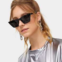 Солнечные очки в форме кошачьего глаза и футляром Shein