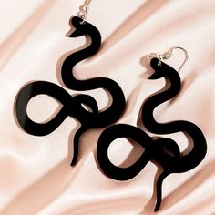 Серьги-подвески с змеевиком 1 пара Shein