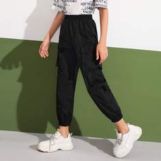 Брюки с карманом для девочек Shein