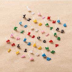 Серьги-гвоздики в форме буквы 26 пар Shein