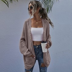 Кардиган с карманами Shein