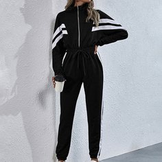 Комбинезон на кулиске с молнией Shein