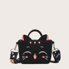 Мини сумка-сэтчел в форме кошки для девочек Shein
