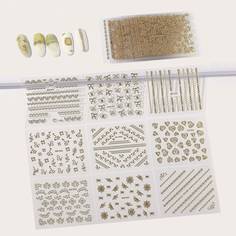 30 листов наклейка для ногтей с узором сердечка Shein