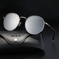 Круглый Мужские солнечные очки Shein