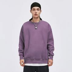 Мужской однотонный свитшот Shein