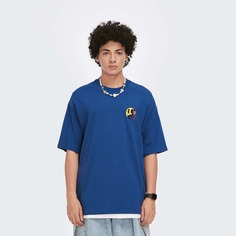 Мужская футболка с вышивкой Shein