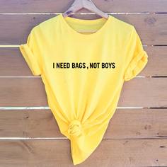 Лозунг Повседневный Футболки Shein