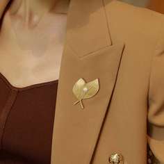 Брошь в форме листвы Shein