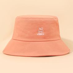 Шляпа с текстовой вышивкой Shein