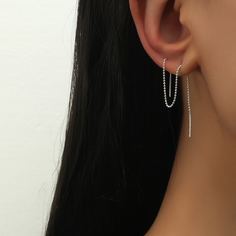 1шт металлическое украшение для ушей Shein