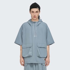 Мужская толстовка на кулиске с карманом Shein
