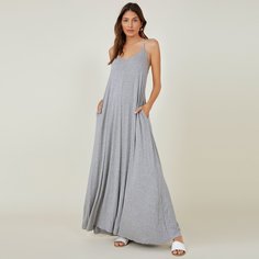 Платье на бретельках с карманом Shein