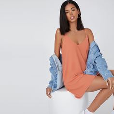Одноцветный Повседневный Платье Shein