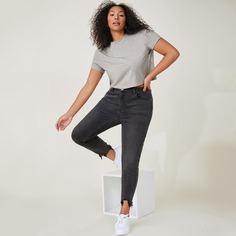 Однотонный топ размера плюс Shein