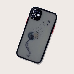 Чехол для iPhone с принтом одуванчика Shein