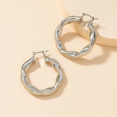 Оригинальные серьги-кольца Shein