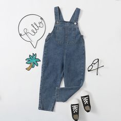 Джинсовый комбинезон для мальчиков Shein