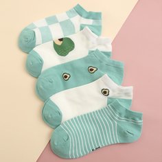 5 пар носки в полоску Shein