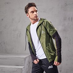 Спортивный Мужские спортивные куртки Shein