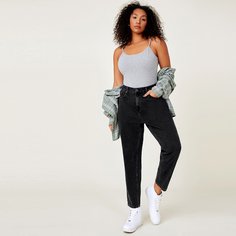 Джинсы размера плюс с высокой талией Shein