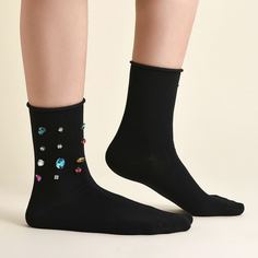 со стразами Носки Shein