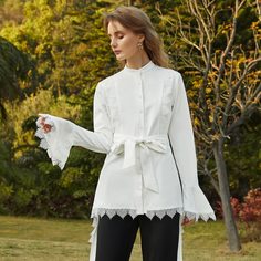 Пояс Одноцветный Элегантный Блузы Shein