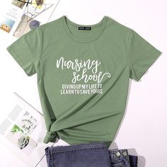 Лозунг Повседневный Футболки Shein