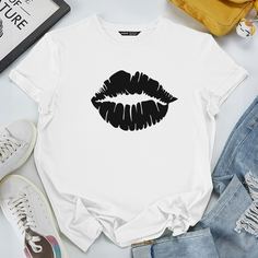 Объект Повседневный Футболки Shein