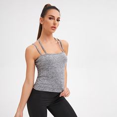 крест на крест Одноцветный Спортивные футболки Shein