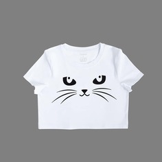 С карикатурой Повседневный Футболки Shein